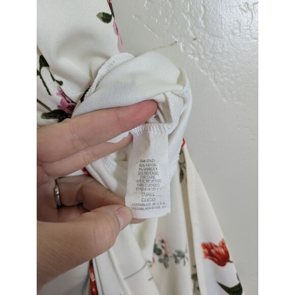 Stilletto's Maxi Dress Womens Small V Neck Babydoll Cottagecore‎ Romantic - Picture 9 of 11